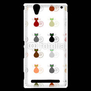 Coque Sony Xperia T2 Ultra La vie en chat 750