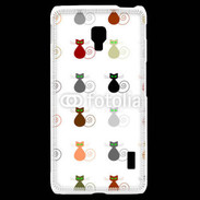 Coque LG F6 La vie en chat 750