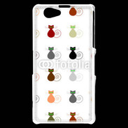 Coque Sony Xperia Z1 Compact La vie en chat 750