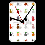 Grande pendule murale La vie en chat 750