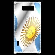 Coque LG Optimus L7 Drapeau Argentine 750