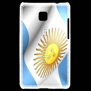 Coque LG Optimus L3 II Drapeau Argentine 750