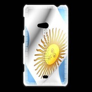 Coque Nokia Lumia 625 Drapeau Argentine 750