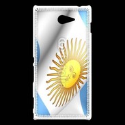 Coque Sony Xperia M2 Drapeau Argentine 750