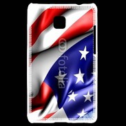 Coque LG Optimus L3 II Drapeau USA 750
