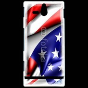 Coque Sony Xperia U Drapeau USA 750