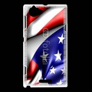 Coque Sony Xperia L Drapeau USA 750