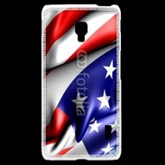 Coque LG F6 Drapeau USA 750