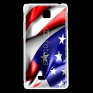 Coque LG F5 Drapeau USA 750