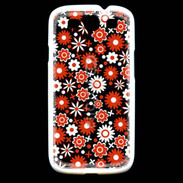 Coque Samsung Galaxy S3 Fond motif floral 750 