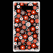 Coque LG Optimus L7 Fond motif floral 750 