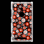 Coque Nokia Lumia 925 Fond motif floral 750 