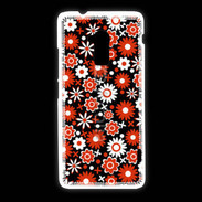Coque HTC One Max Fond motif floral 750 