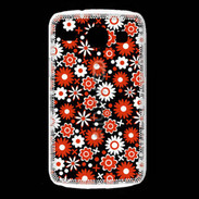 Coque Samsung Galaxy Core Fond motif floral 750 