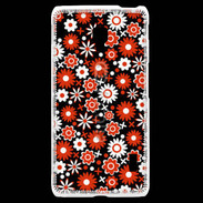 Coque LG F6 Fond motif floral 750 