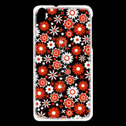 Coque HTC Desire 816 Fond motif floral 750 