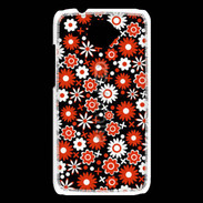 Coque HTC Desire 601 Fond motif floral 750 