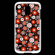 Coque Samsung Galaxy S5 Mini Fond motif floral 750 