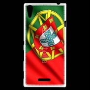 Coque Sony Xperia T3 Drapeau Portugal 750