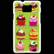 Coque Samsung Galaxy S2 Vintage Cupcake 760