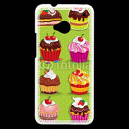 Coque HTC One Vintage Cupcake 760