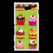 Coque Sony Xperia M2 Vintage Cupcake 760