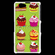 Coque Sony Xperia Z1 Compact Vintage Cupcake 760