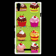 Coque Sony Xperia T3 Vintage Cupcake 760