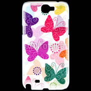 Coque Samsung Galaxy Note 2 Fond papillon fashion 75