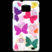 Coque Samsung Galaxy S2 Fond papillon fashion 75