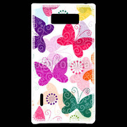 Coque LG Optimus L7 Fond papillon fashion 75