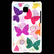 Coque LG Optimus L3 II Fond papillon fashion 75