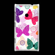 Coque Nokia Lumia 520 Fond papillon fashion 75
