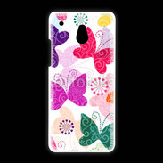 Coque HTC One Mini Fond papillon fashion 75