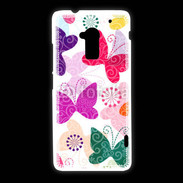 Coque HTC One Max Fond papillon fashion 75