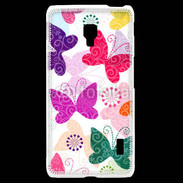 Coque LG F6 Fond papillon fashion 75