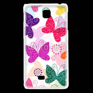 Coque LG F5 Fond papillon fashion 75