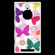 Coque Nokia Lumia 830 Fond papillon fashion 75
