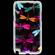 Coque Samsung Galaxy Note 2 Fond Libellules fashion