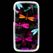 Coque HTC One SV Fond Libellules fashion