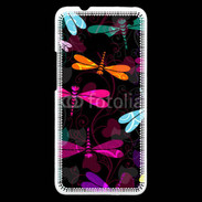 Coque HTC One Fond Libellules fashion
