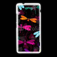 Coque HTC One Max Fond Libellules fashion