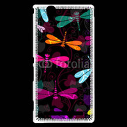 Coque Sony Xperia T2 Ultra Fond Libellules fashion