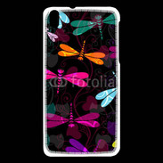 Coque HTC Desire 816 Fond Libellules fashion