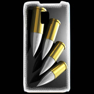 Coque LG P990 Balles pour arme