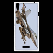 Coque Sony Xperia T3 Avion de chasse F16