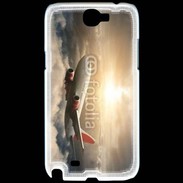 Coque Samsung Galaxy Note 2 Avion de ligne au dessus des nuages 75