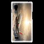 Coque LG Optimus L9 Avion de ligne au dessus des nuages 75