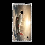 Coque Nokia Lumia 520 Avion de ligne au dessus des nuages 75
