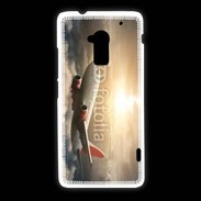 Coque HTC One Max Avion de ligne au dessus des nuages 75